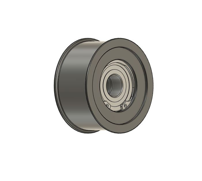 73MM 8-Rib Double Bearing Smooth Guided Idler Pulley
