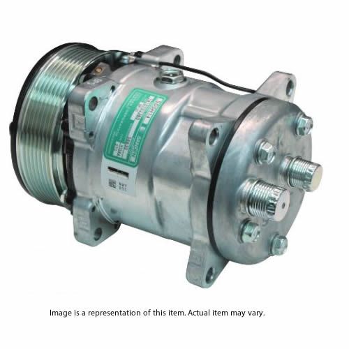 Vintage Air Sanden SD709 A/C Compressor - Rear Exit
