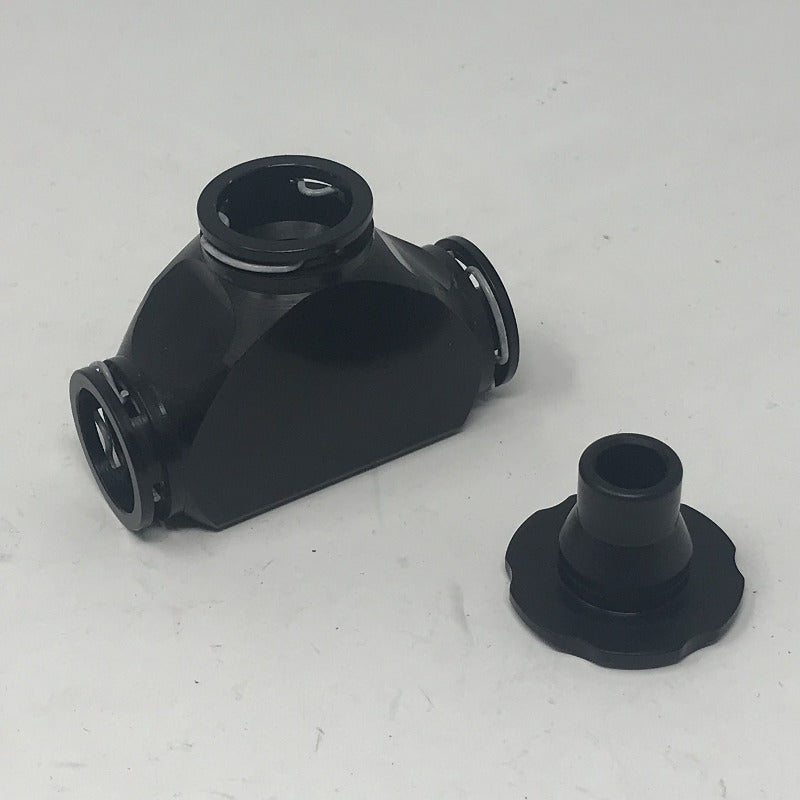 5/8 Female GM Quick Connect Tee Fitting with Fill Port