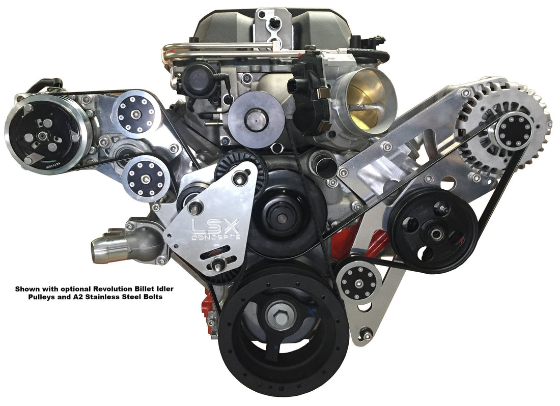 LSA / ZL1 Supercharger Race Drive High Mount Accessory Drive (ALT,PS,A/C)