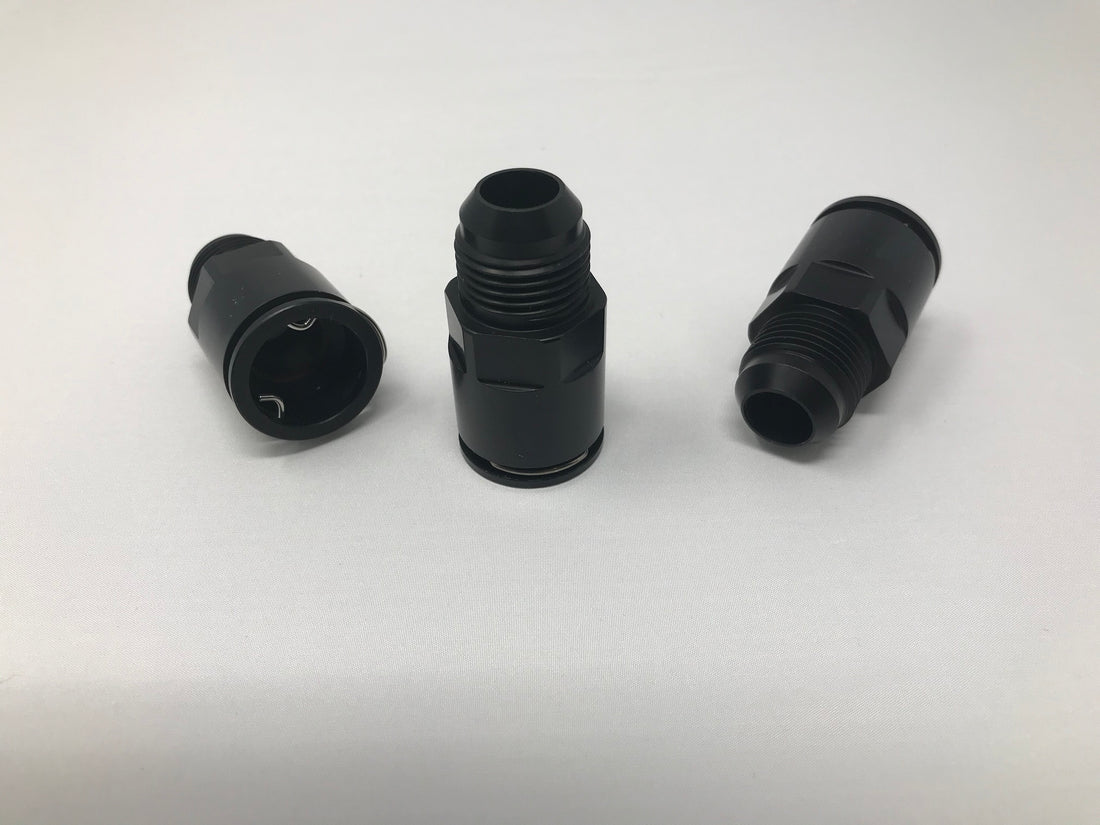 Straight 5/8 Female GM Quick Connect to -10AN Male Fitting