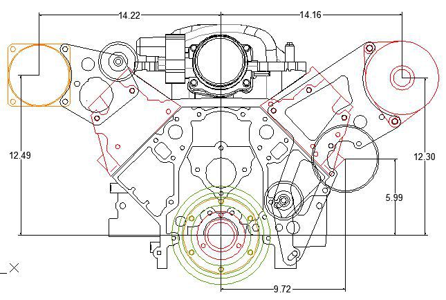 LSA High Mount A/C Bracket