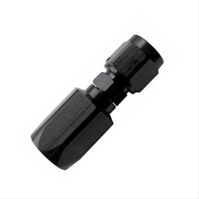 -6 an power steering fitting - black anodized aluminum - reuseable