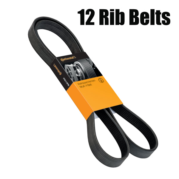 12 Rib Serpentine belts