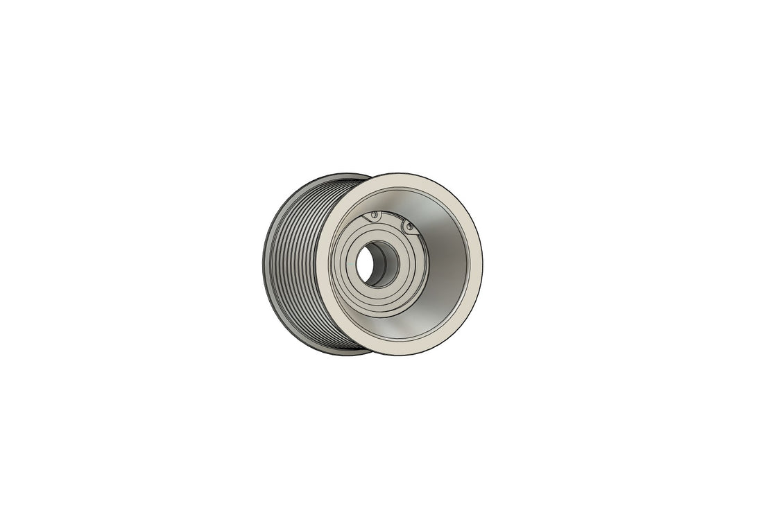 64MM 12-Rib LSA Flex Drive Tensioner Pulley