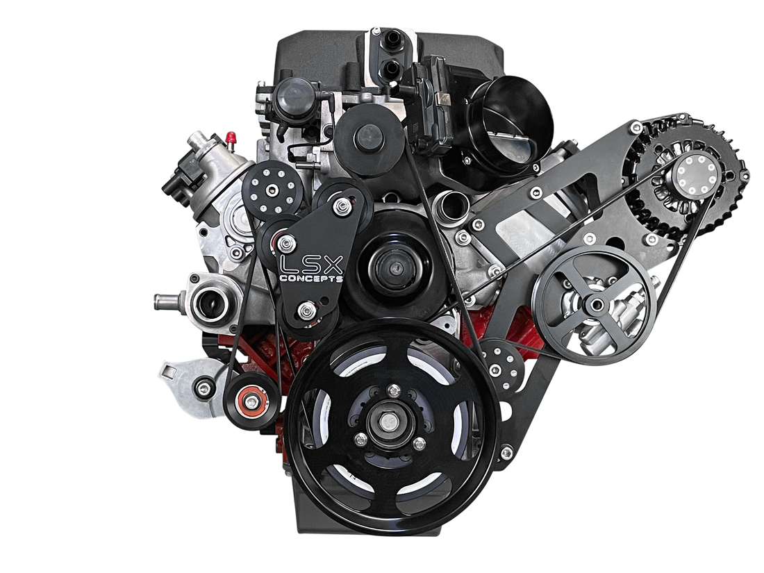 Bundle - ALT/PS/DD Flex Drive - Black Anodized - 8 Rib