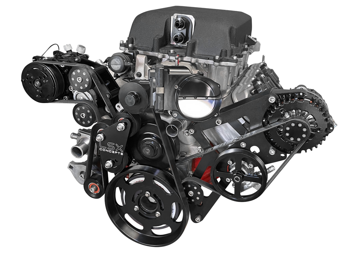 Bundle - ALT/PS/AC/DD Flex Drive - Tumble Finish - 8 Rib