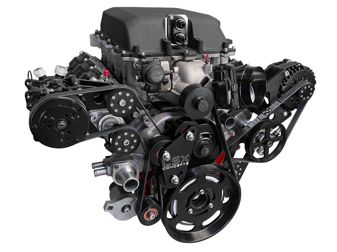 Bundle - ALT/PS/AC/DD Flex Drive - Tumble Finish - 8 Rib