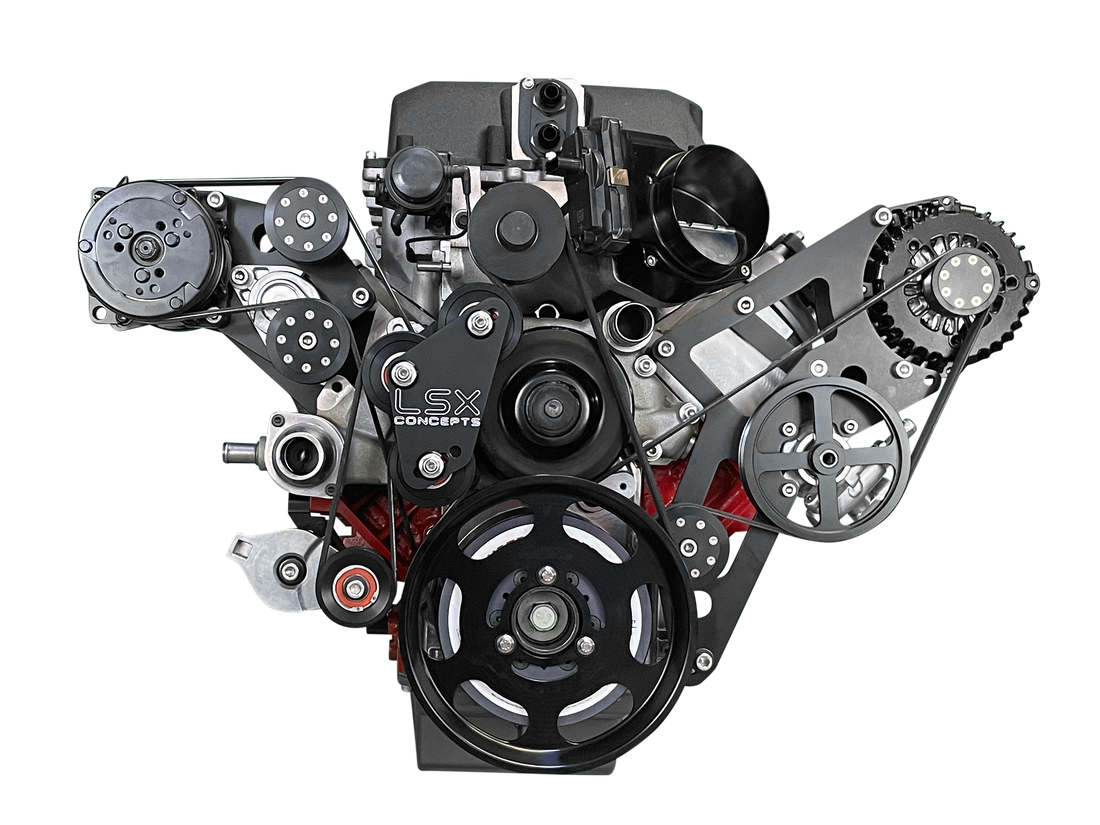 Bundle - ALT/PS/AC/DD Flex Drive - Tumble Finish - 8 Rib