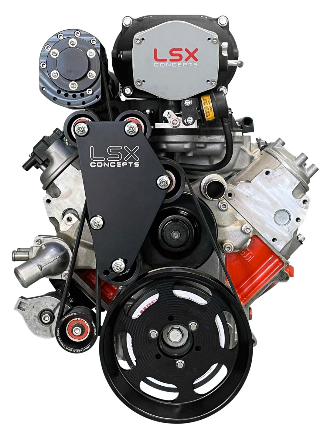 Jackshaft LSX Flex Drive Shown with Hot Rod 2650 front Bearing Support