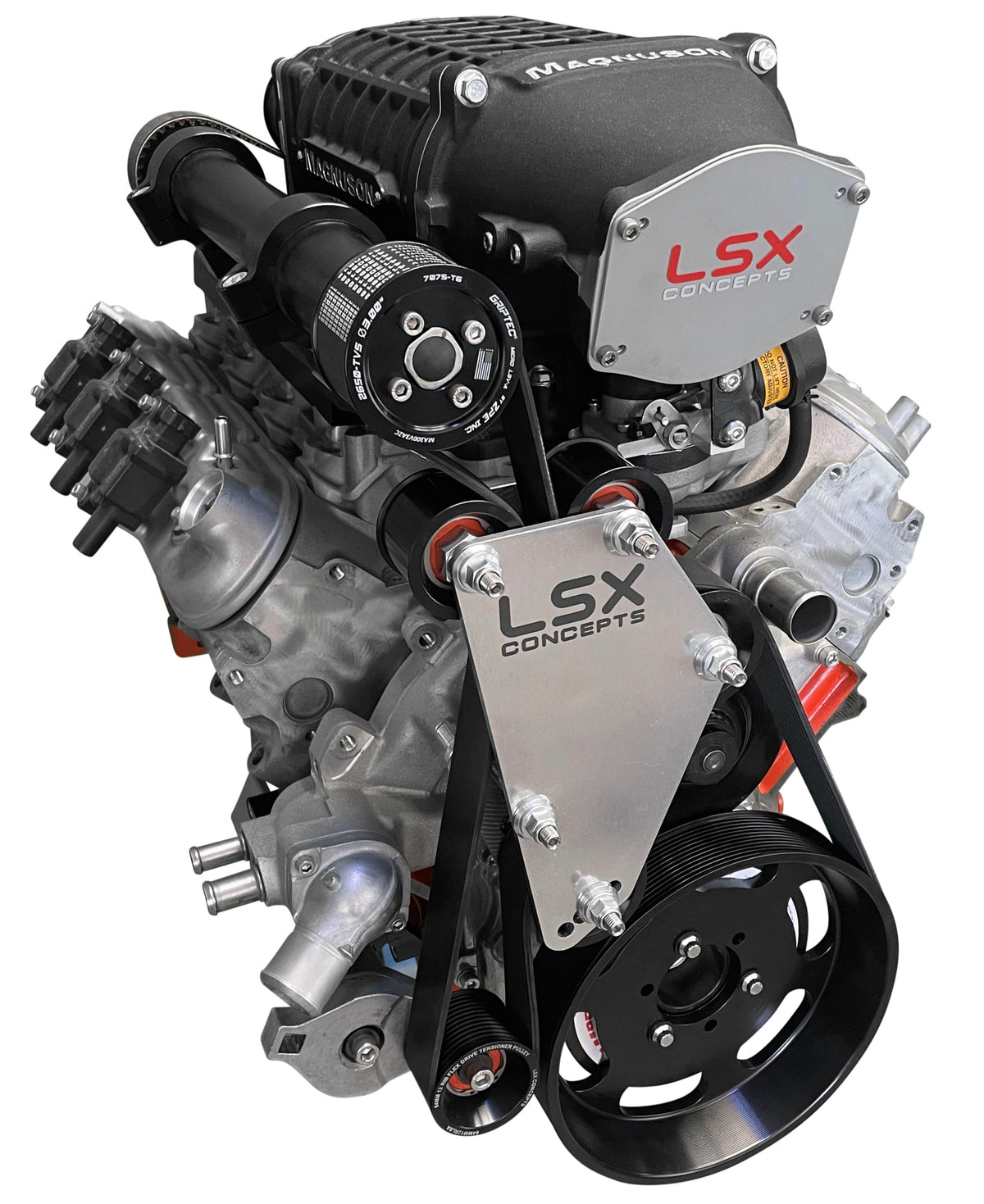 Ls 120 Parallel Drive LSX Concepts Muscle Car LS, LSA, and LS1 Accessory Drive Brackets