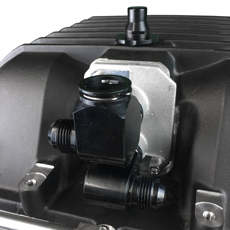 ZL1/LT4 QUICK CONNECT INTERCOOLER 90 TO -10AN MALE FITTINGS WITH FILL ...