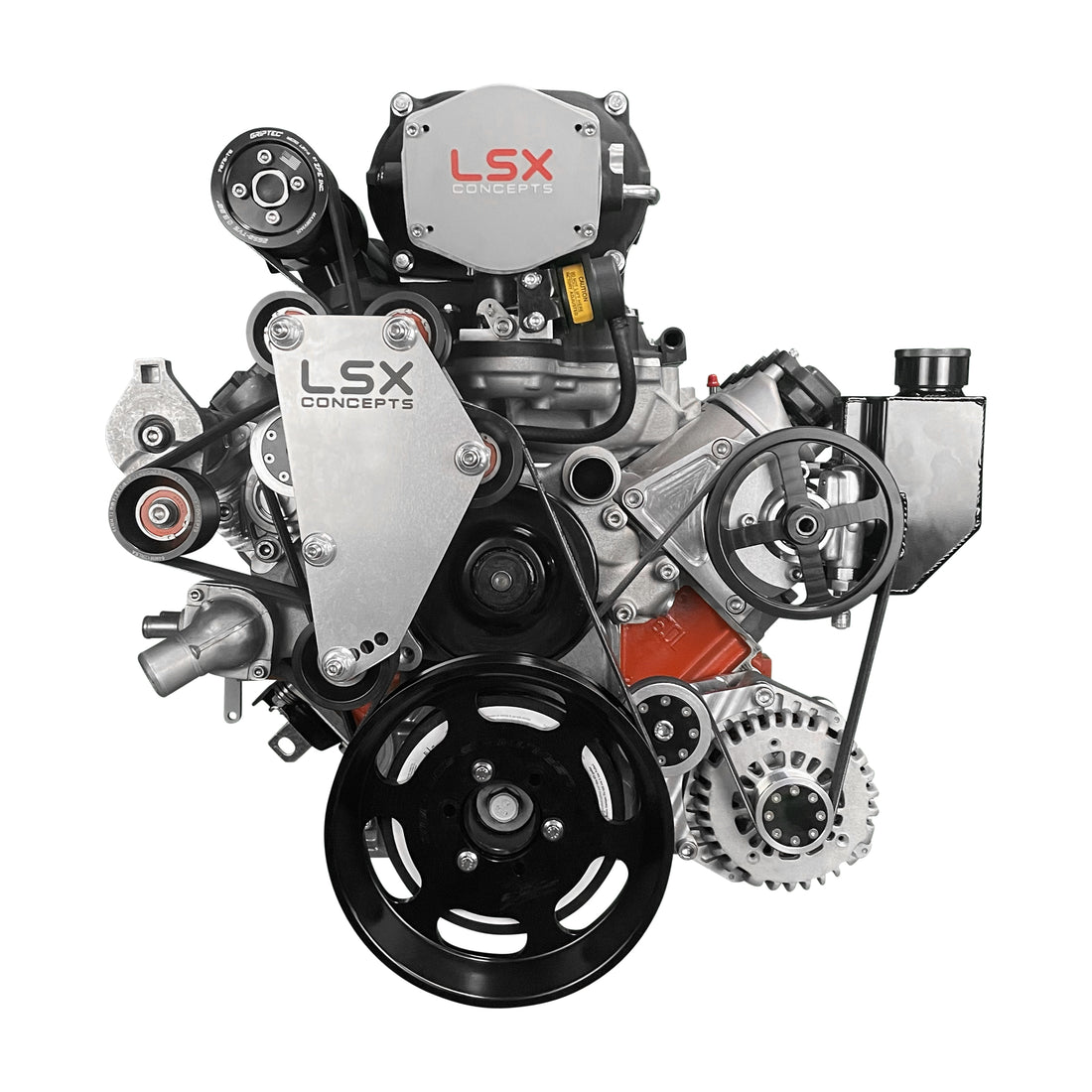 Bundle - ALT/PS/JD Flex Drive - Tumble Finish - 10 Rib - Low Mount