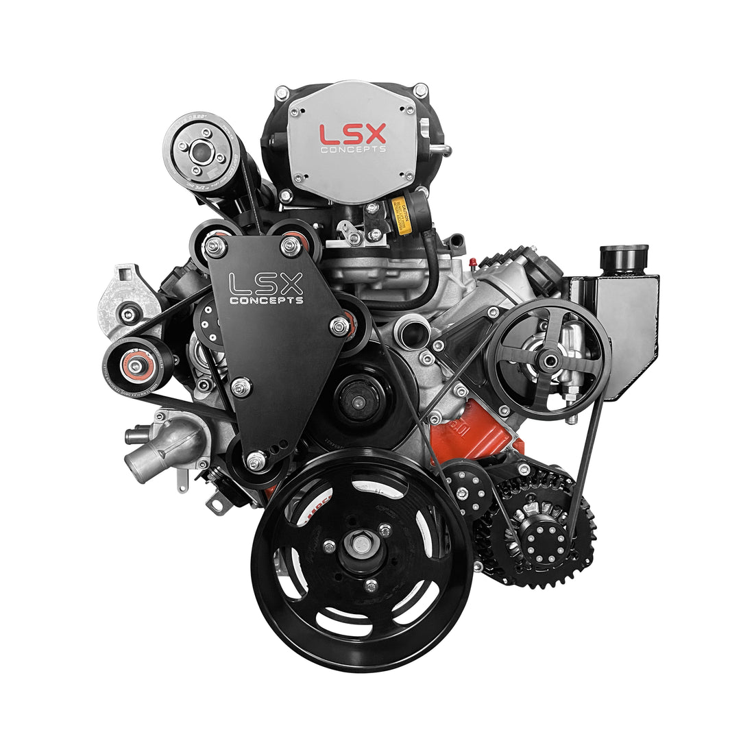 Bundle - ALT/PS/JD Flex Drive - Tumble Finish - 10 Rib - Low Mount