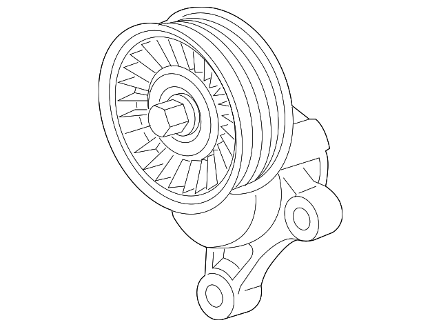 LSA Accessory Belt Tensioner with 6 Rib 90MM Pulley