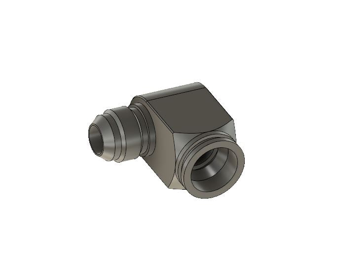 90 Degree -10AN Male to 5/8 Female GM Quick Connect LSA/ZL1/LT4 Supercharger Intercooler Fitting