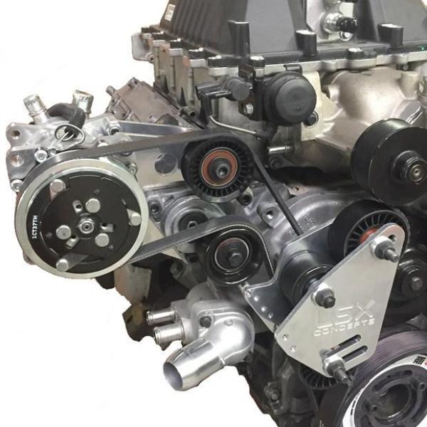 LSA Supercharger Race Drive with High Mount A/C - Combo – LSX Concepts