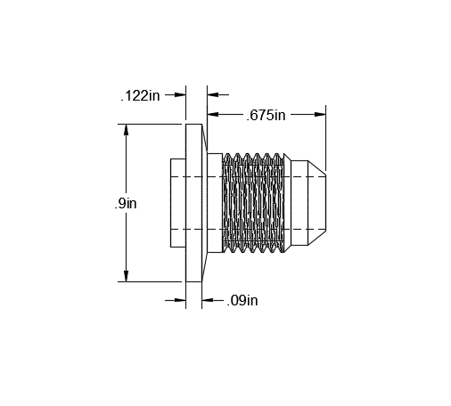 Easy Weld On Aluminum 6061-T6 -6AN Fitting